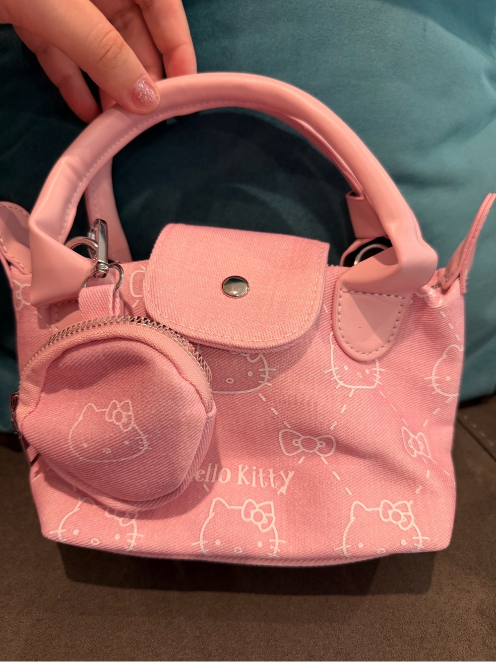 New Hello Kitty Pink Mini Tote with Coin Pouch